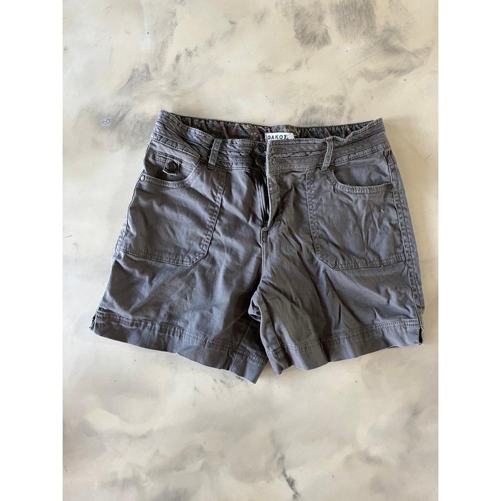 Dakota Blue Gray Utility Shorts Cargo Pockets Stretch Boho Gorpcore Hiking 8